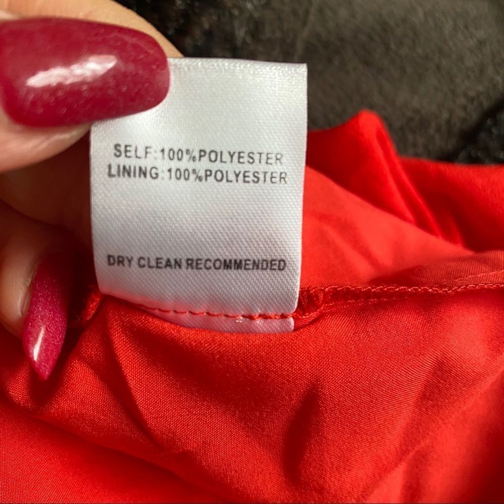 NWT! Ali & Jay red off the shoulder mini dress XL - Picture 12 of 16